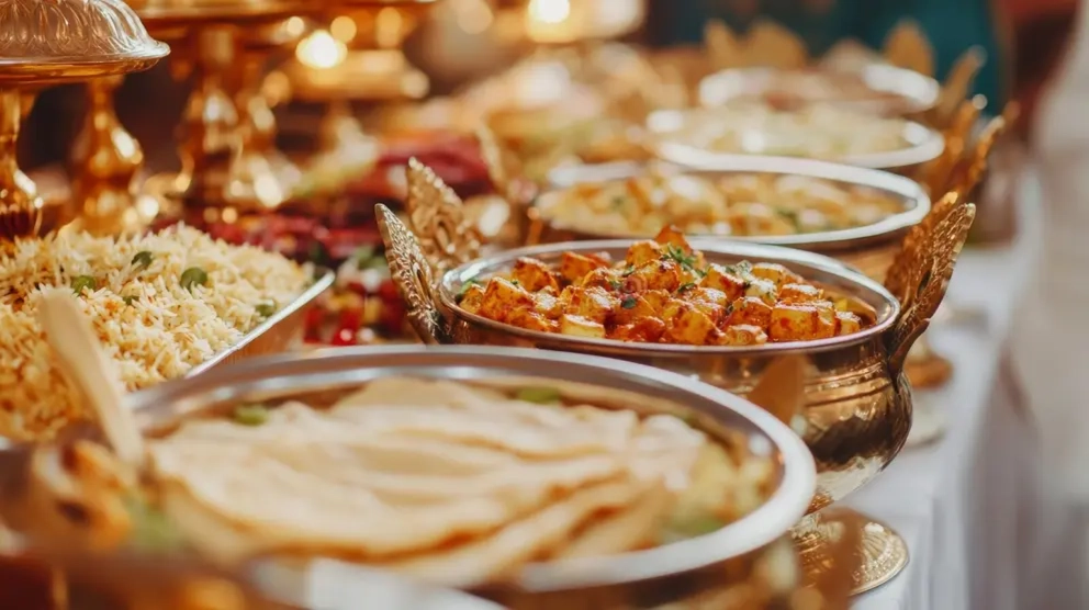 Sattvik buffet restaurant experience at Annakoot with authentic vegetarian cuisine